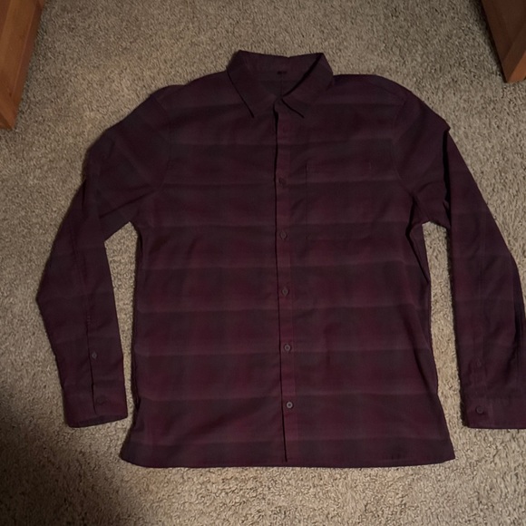 lululemon athletica Other - Men's Purple Plaid Shirt